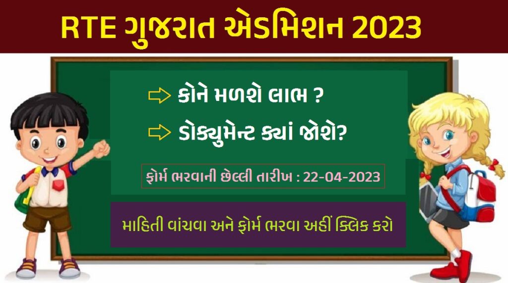 RTE Gujarat Admission 2023